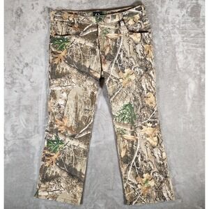 Realtree Jeans Pants Men's 40X29 (Tag 38/30)Camouflage Green Brown 1004-2 WM-NJC